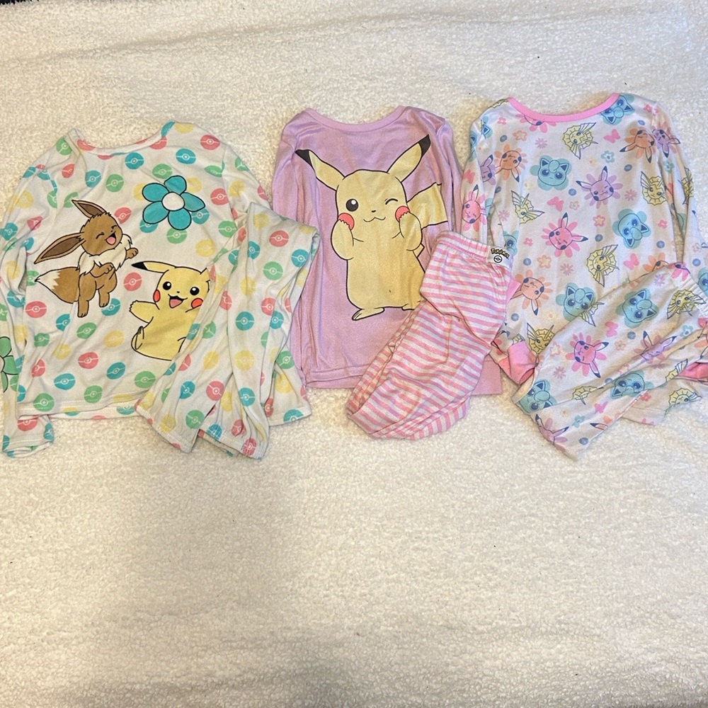 Girls Pokemon Pajamas Bundle